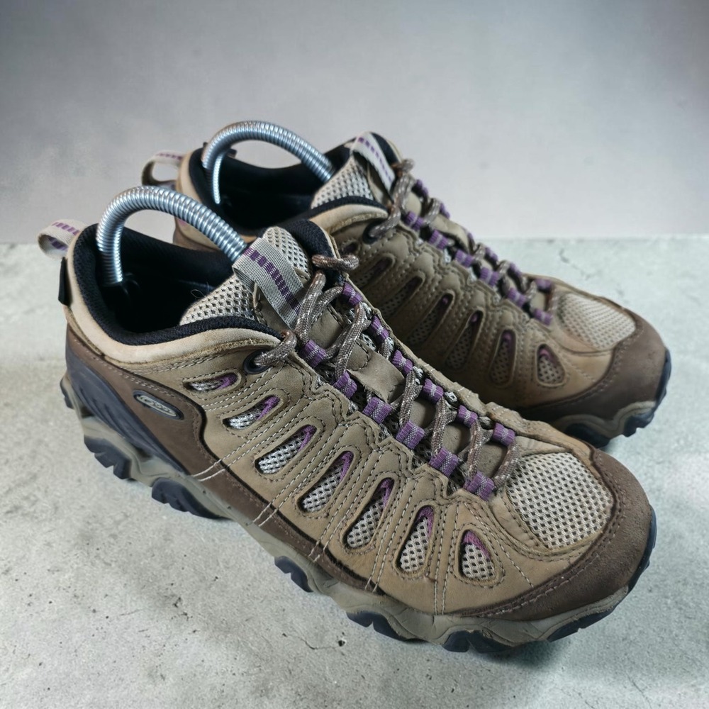 Oboz Sawtooth II Leather Low Waterproof Hiking Trail Shoes Womens Size 9